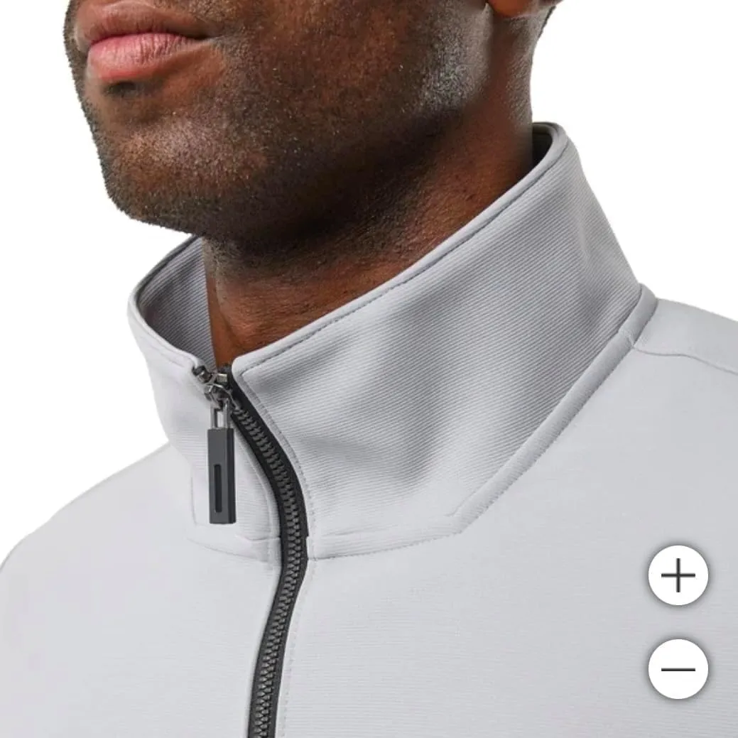 32 Degrees Men's Full Zip Jacket  Regular Fit, Outdoor Casual, Adjustable Cuffs, Stand Collar