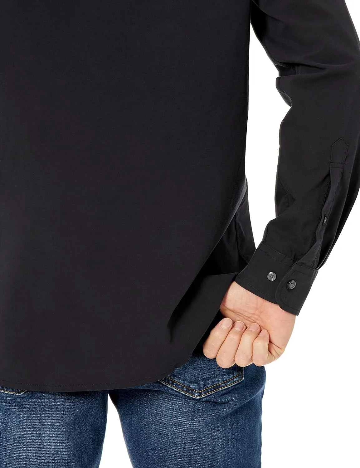 Amazon Essentials Men's Regular-Fit Long-Sleeve Casual Poplin Shirt
