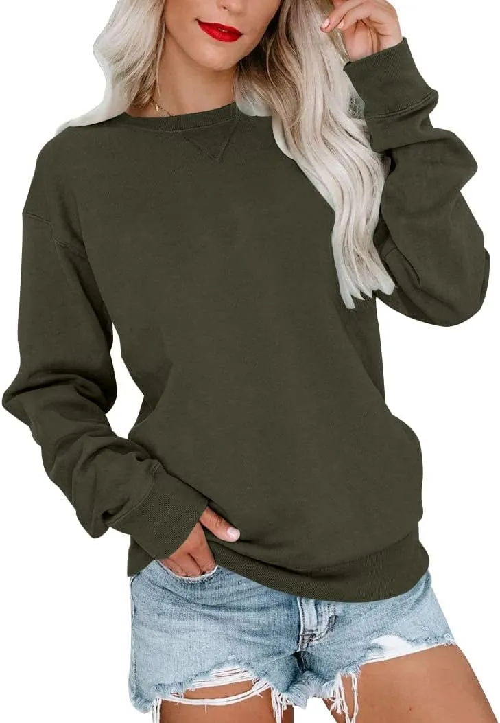 BeadChica Women's Casual Tunic Tops For Leggings Long Sleeve Henley Blouses Botton Down Shirts