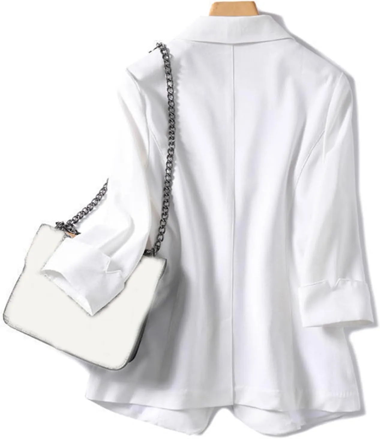 Blazers for Women Business Casual Summer Blazers Lightweight Suit Jackets 3/4 Sleeve Work Jacket Trendy Office Blazer