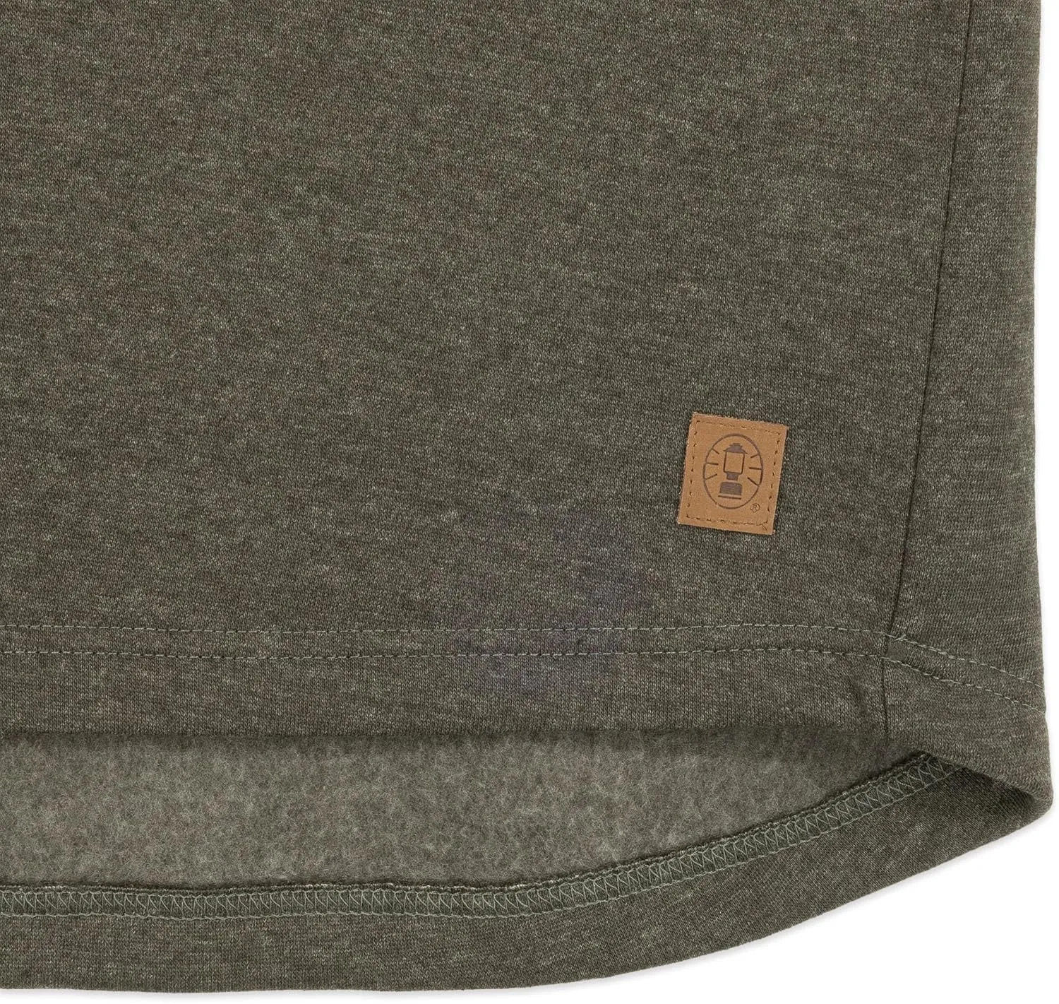 Coleman Men's Long Sleeve Henley Fleece Sweatshirt - 3-Button Placket - Comfortable Cotton Blend for All Seasons