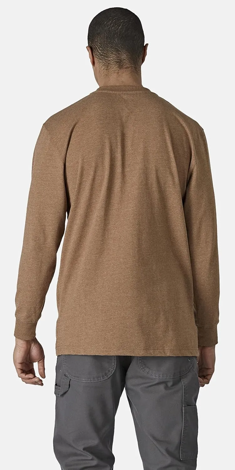 Dickies Men's Long Sleeve Heavyweight Henley