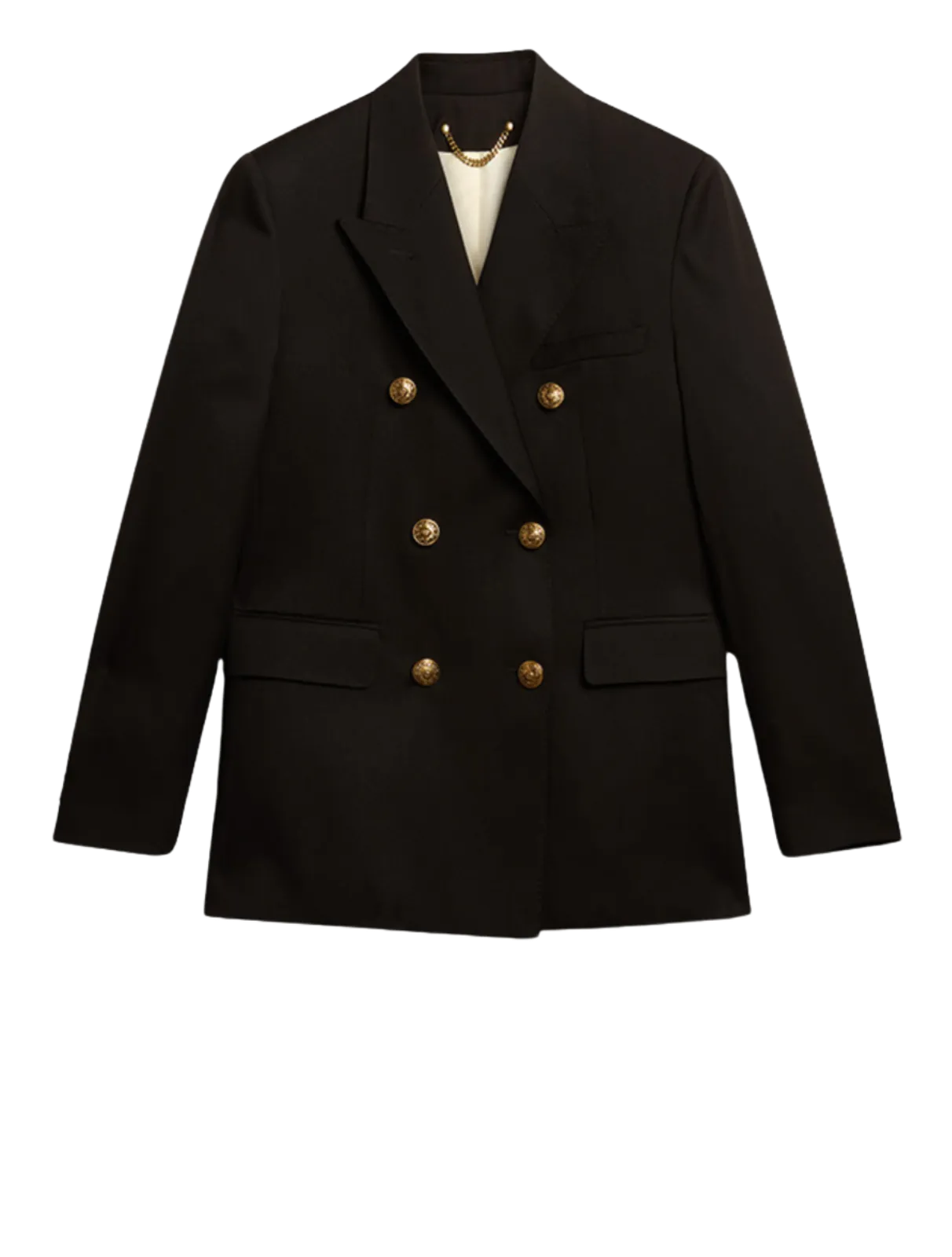 Golden Double Breasted Blazer