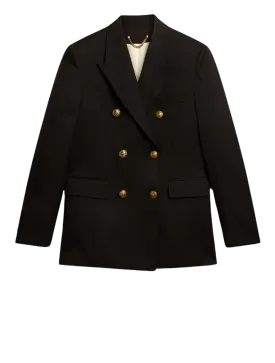 Golden Double Breasted Blazer