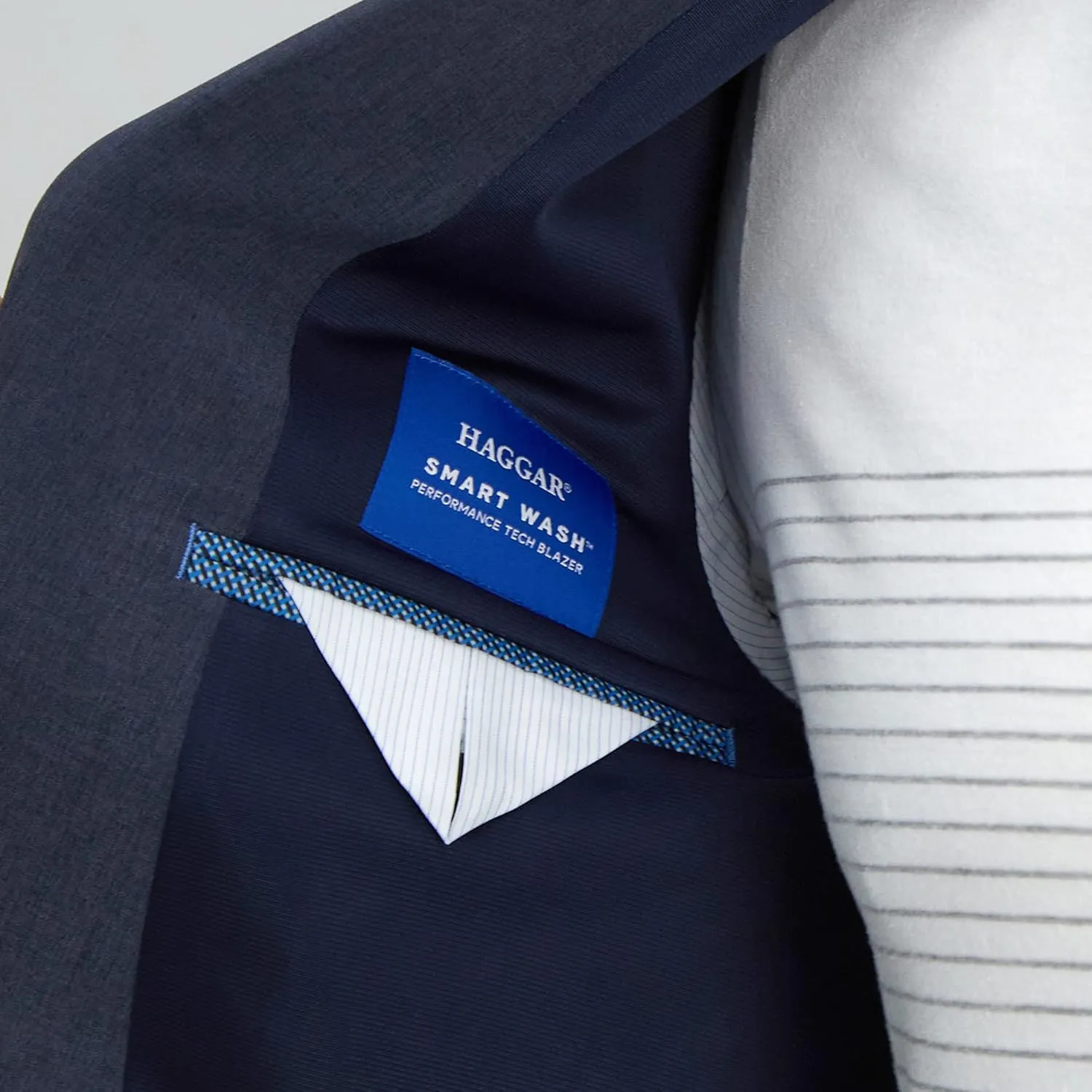 Haggar Men's Smart Wash Highland Blazer