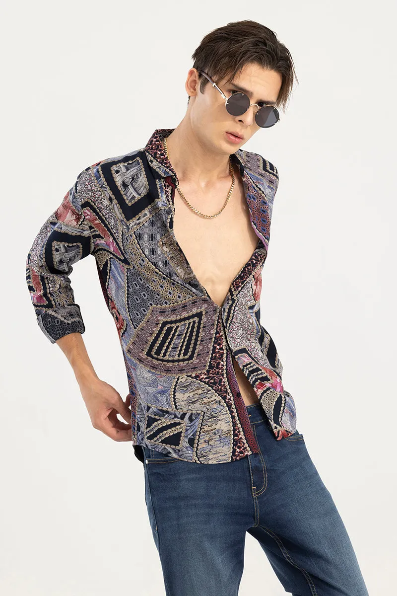 Prism Paisley Grey Shirt