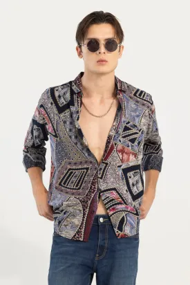 Prism Paisley Grey Shirt