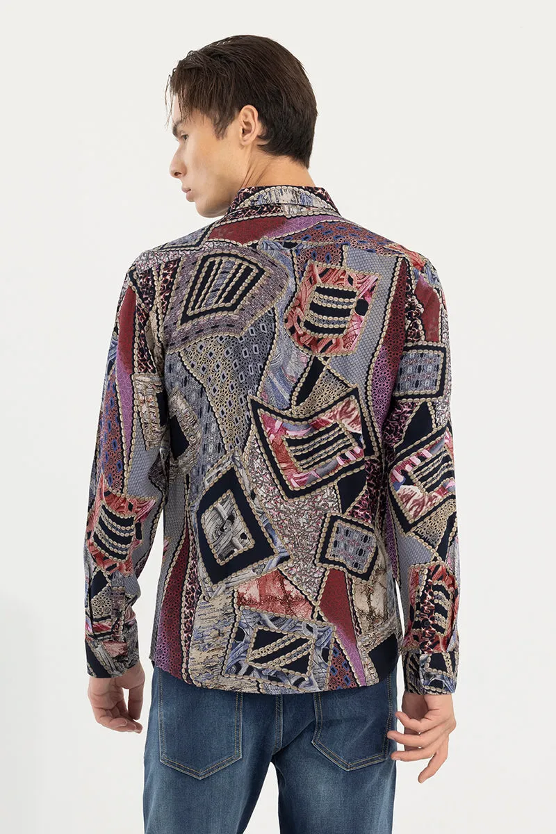 Prism Paisley Grey Shirt