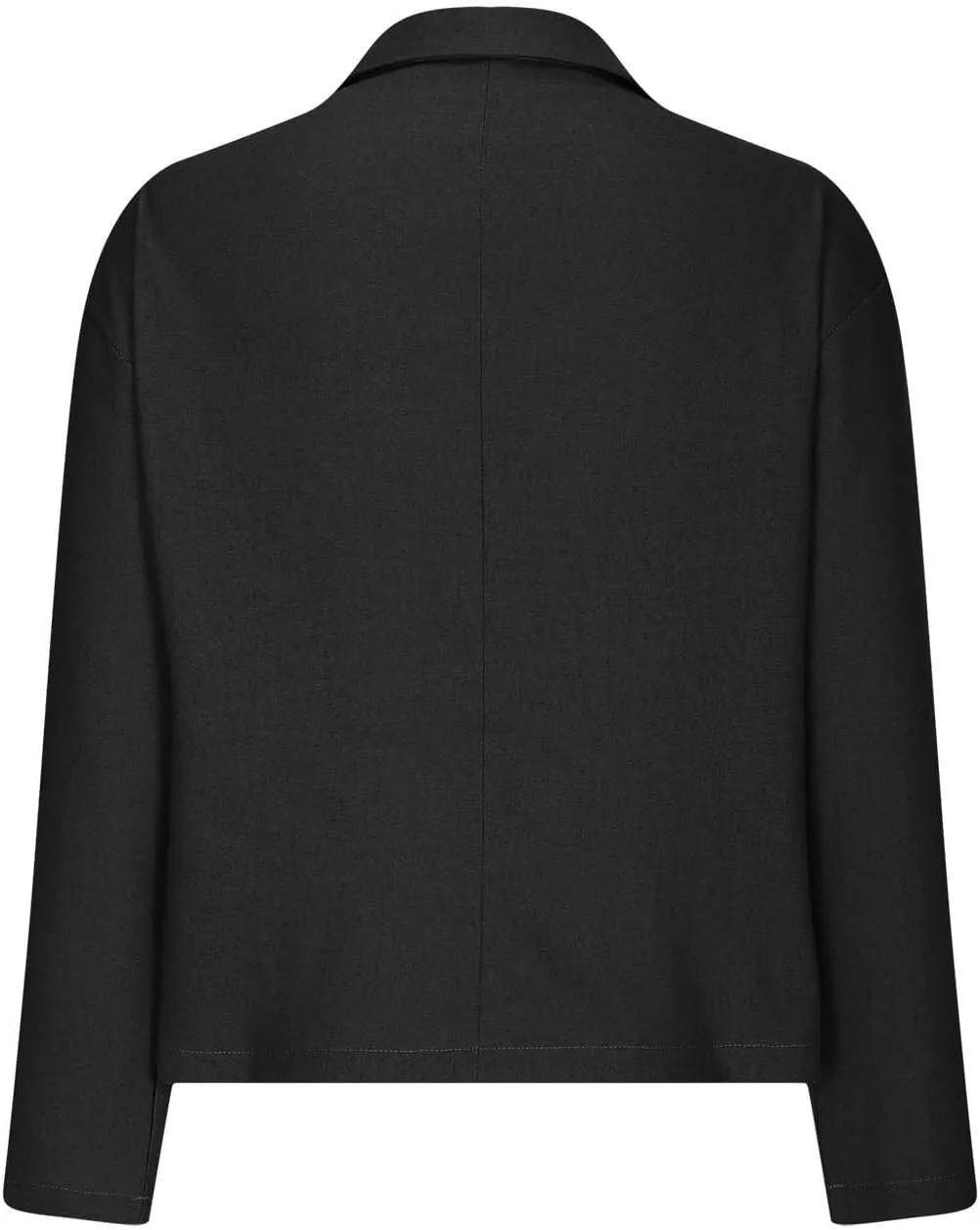 TANGNADE Linen Blazer Women Lightweight Casual Long Sleeve Spring Summer Jackets One Button Lapel Suit Blazer