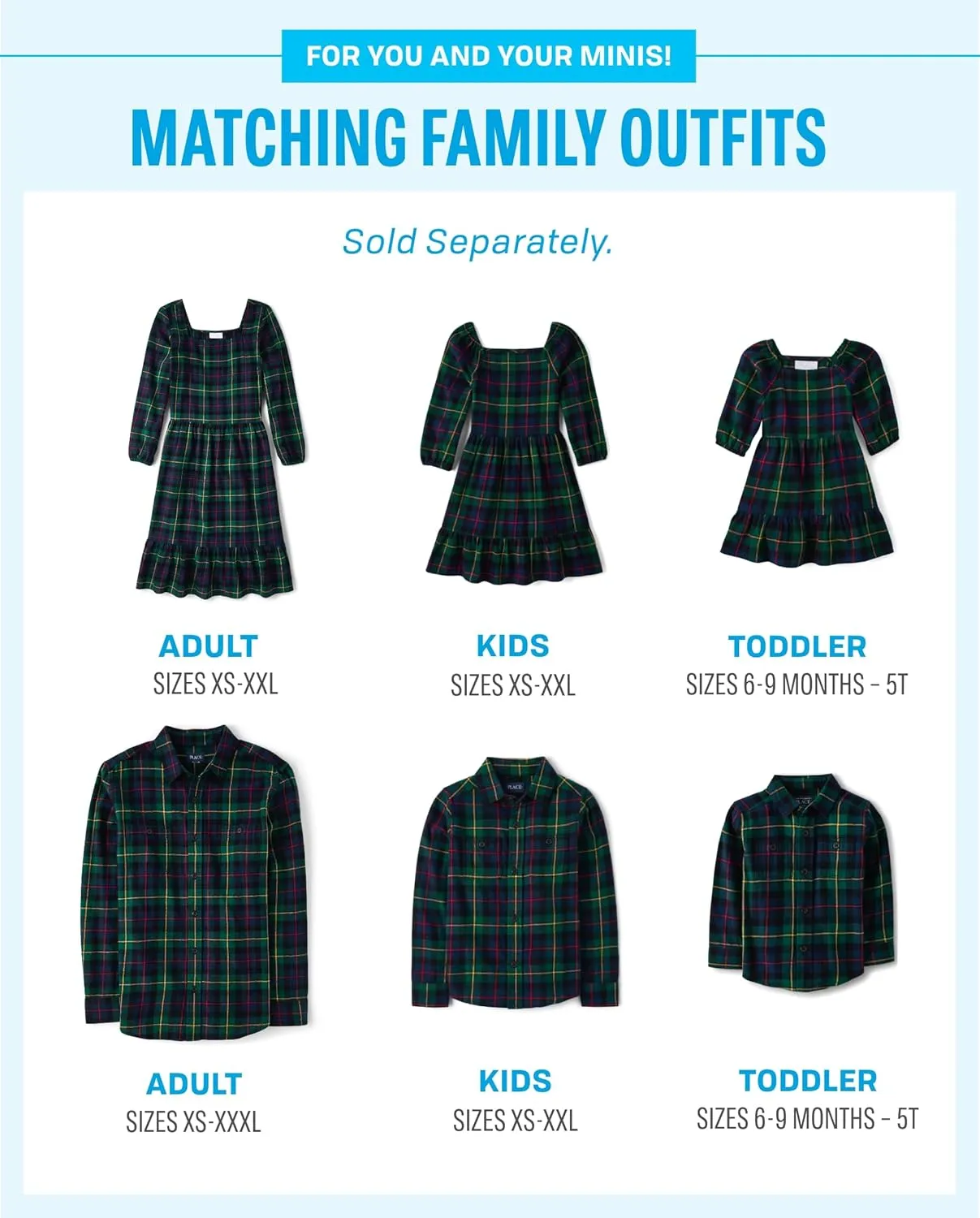 The Children's Place Baby Boys' and Toddler Long Sleeve Plaid Flannel Button Up Shirt