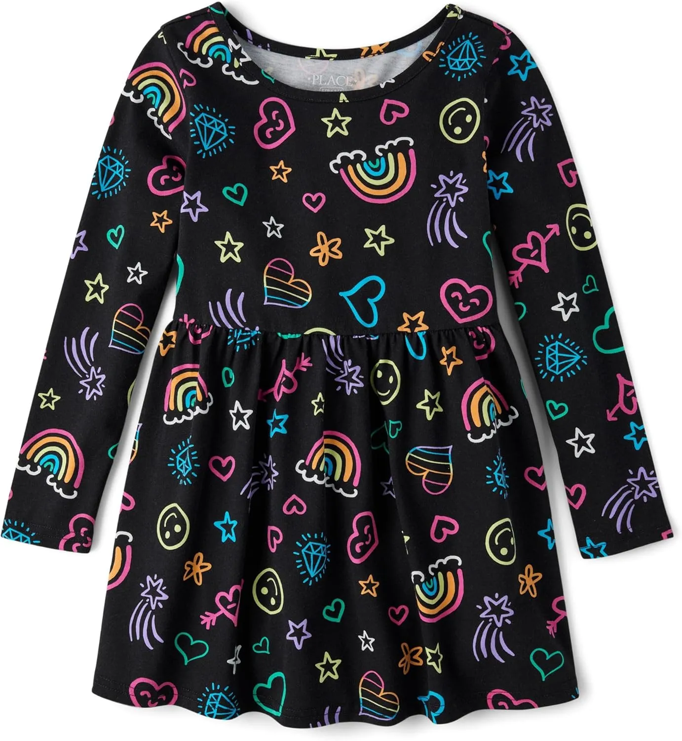The Children's Place Big Girls' Long Sleeve Casual Dress
