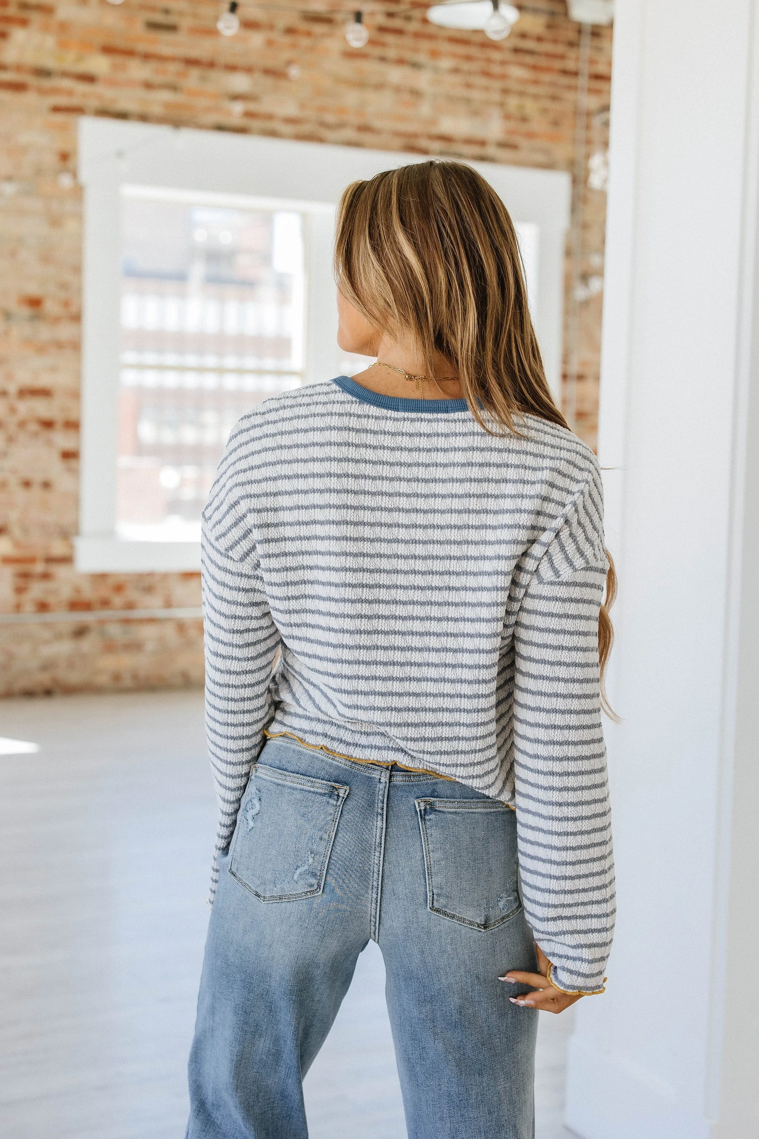 Tina Long Sleeve Henley Top