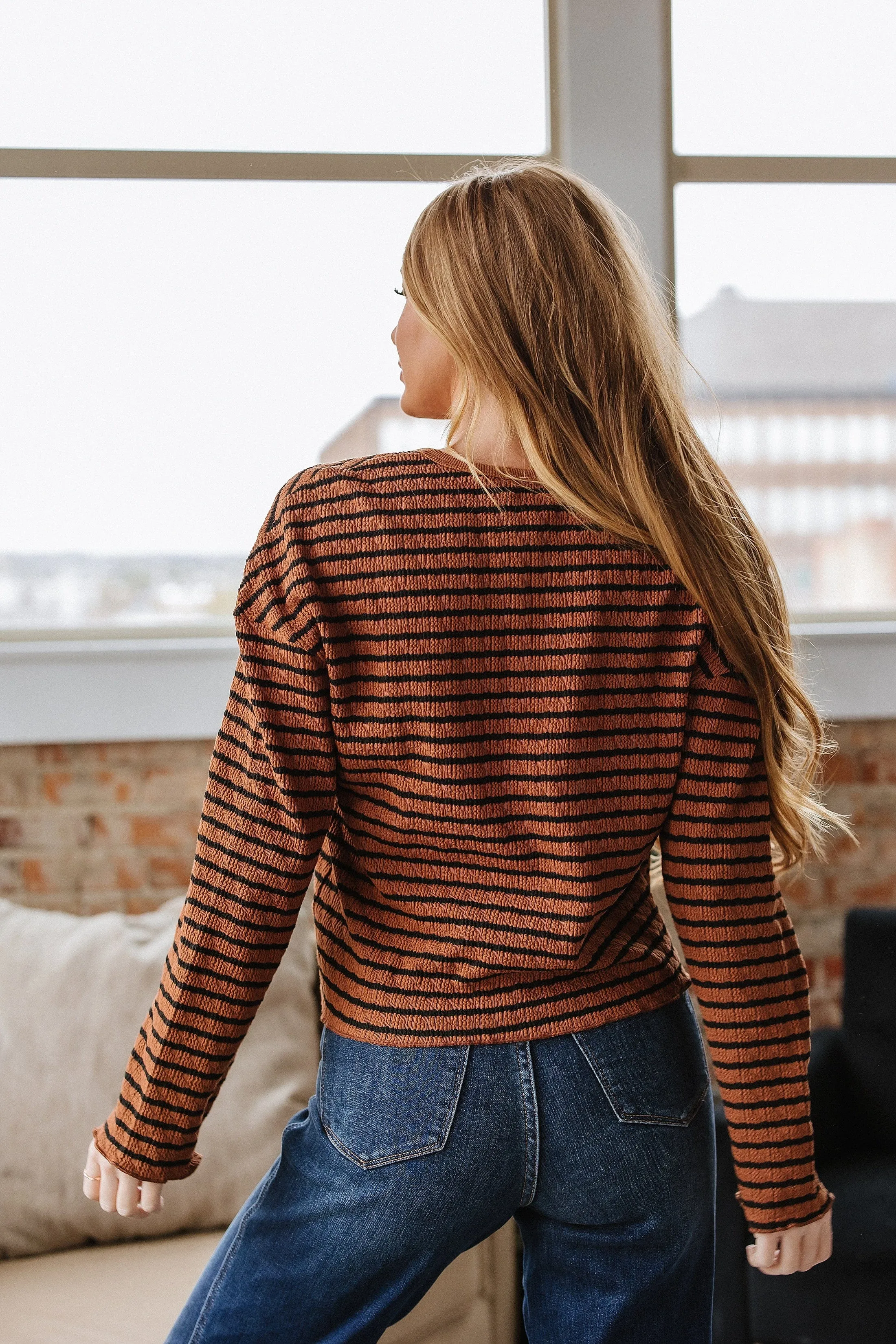 Tina Long Sleeve Henley Top