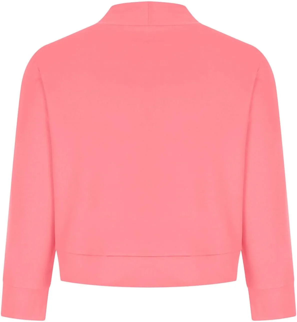 Women 3/4 Sleeve Cropped Blazer Plus Size Open Front Short Jacket Casual Crop Blazer Suit Cute Cardigan Coat Outwear